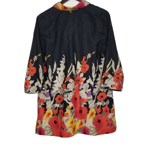 Soft Surroundings Bold Floral Tunic Sz PXL Multico - Picture 3 of 10